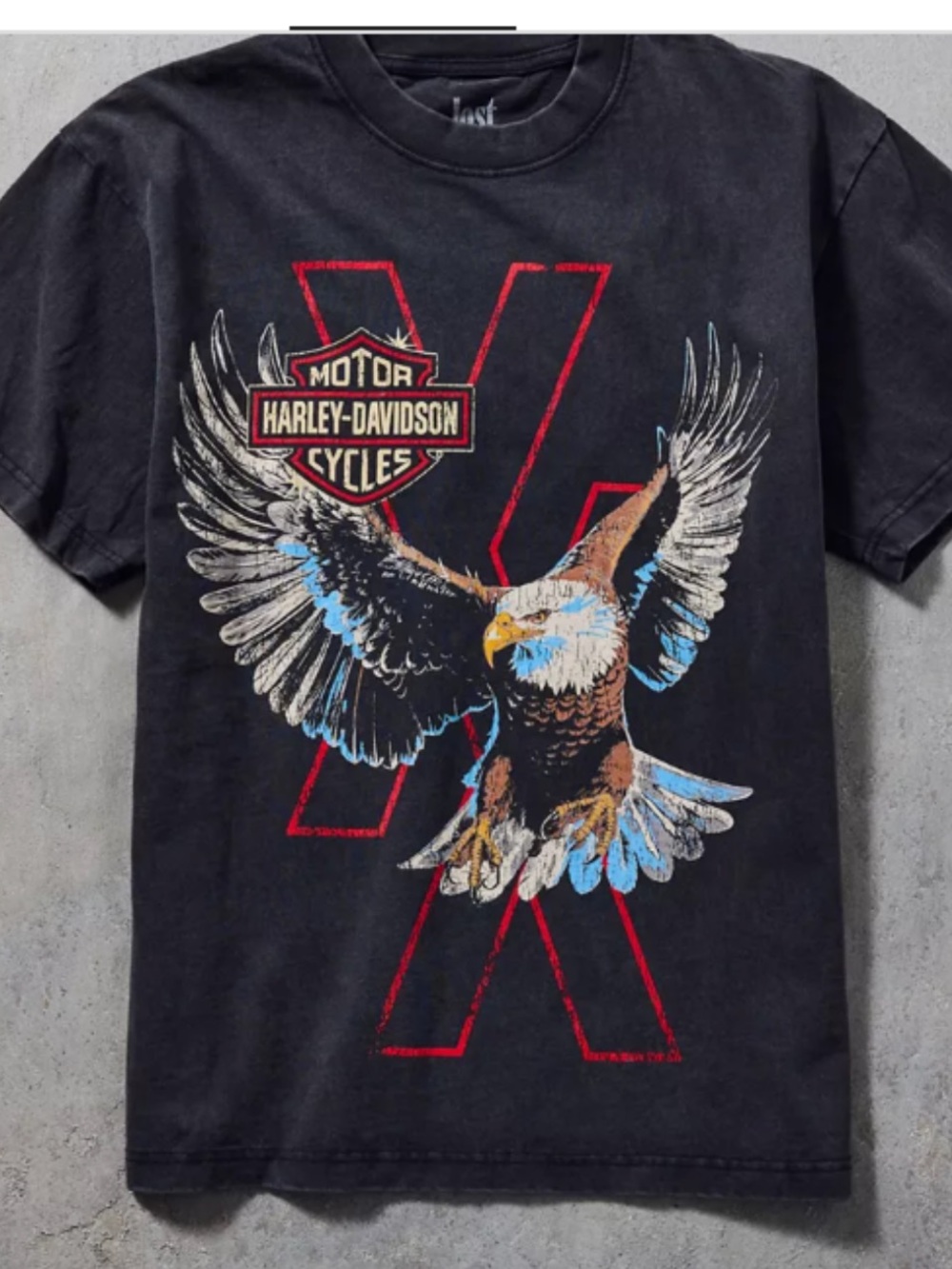 Harley-Davidson Black Tee with Eagle